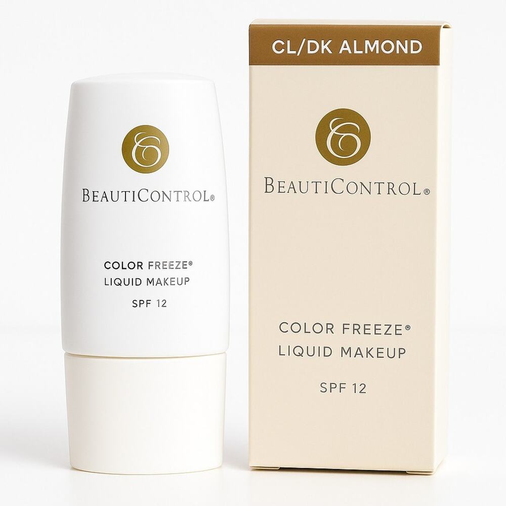 BeautiControl Color Freeze Liquid Makeup SPF 12 CL DK Almond Oil Free Foundation